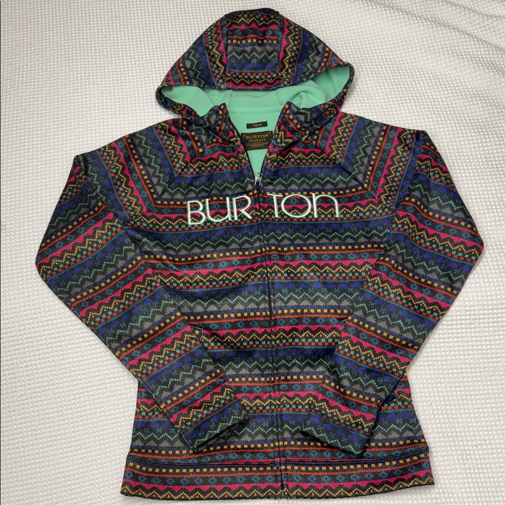 Burton Colorful Geometric Hoodie- Small